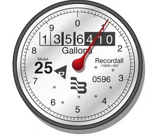 Mechanical meter digit guide