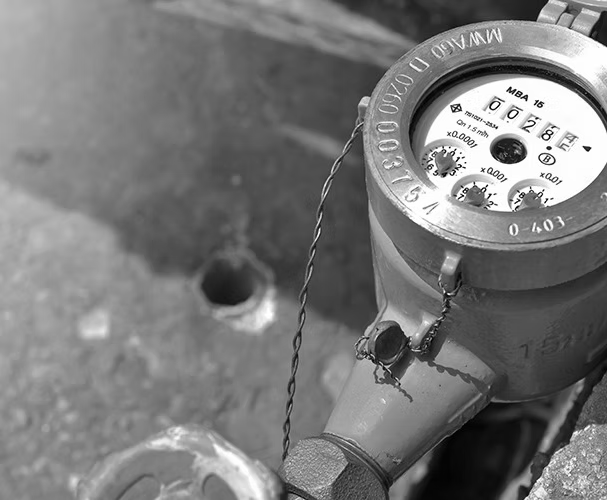 Accessible water meter area example